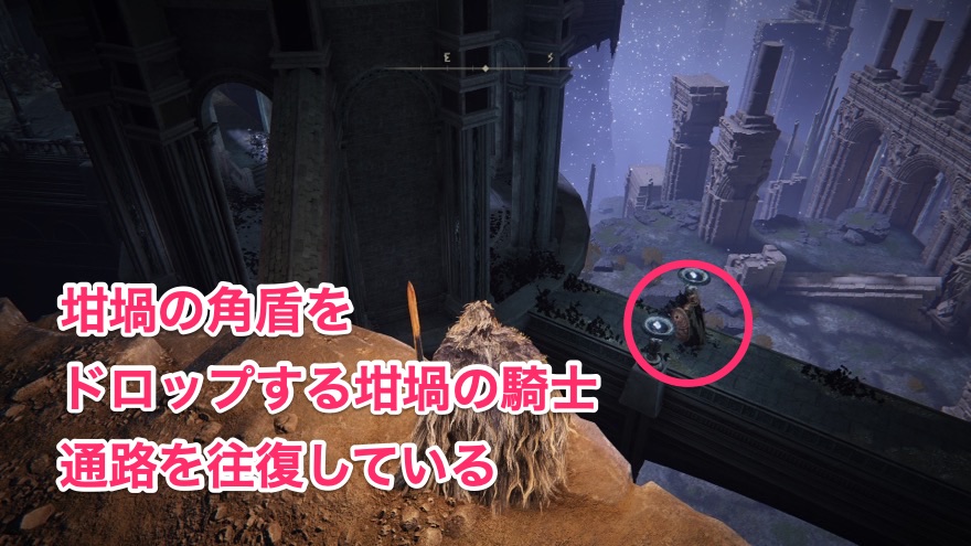 坩堝の角盾の見た目