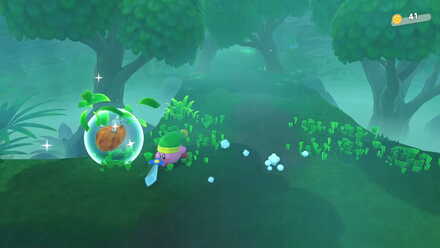 ステージ内で引き返すとアイテムなどをゲットできる