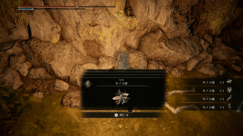 アルター高原の煮え立ち川の洞窟で入手