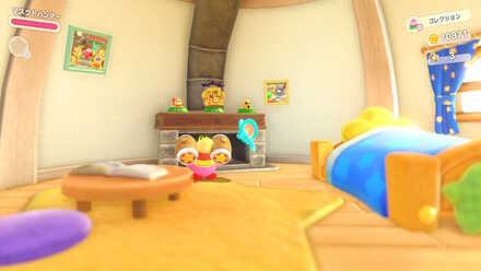 カービィハウスにはフィギュアを飾れる