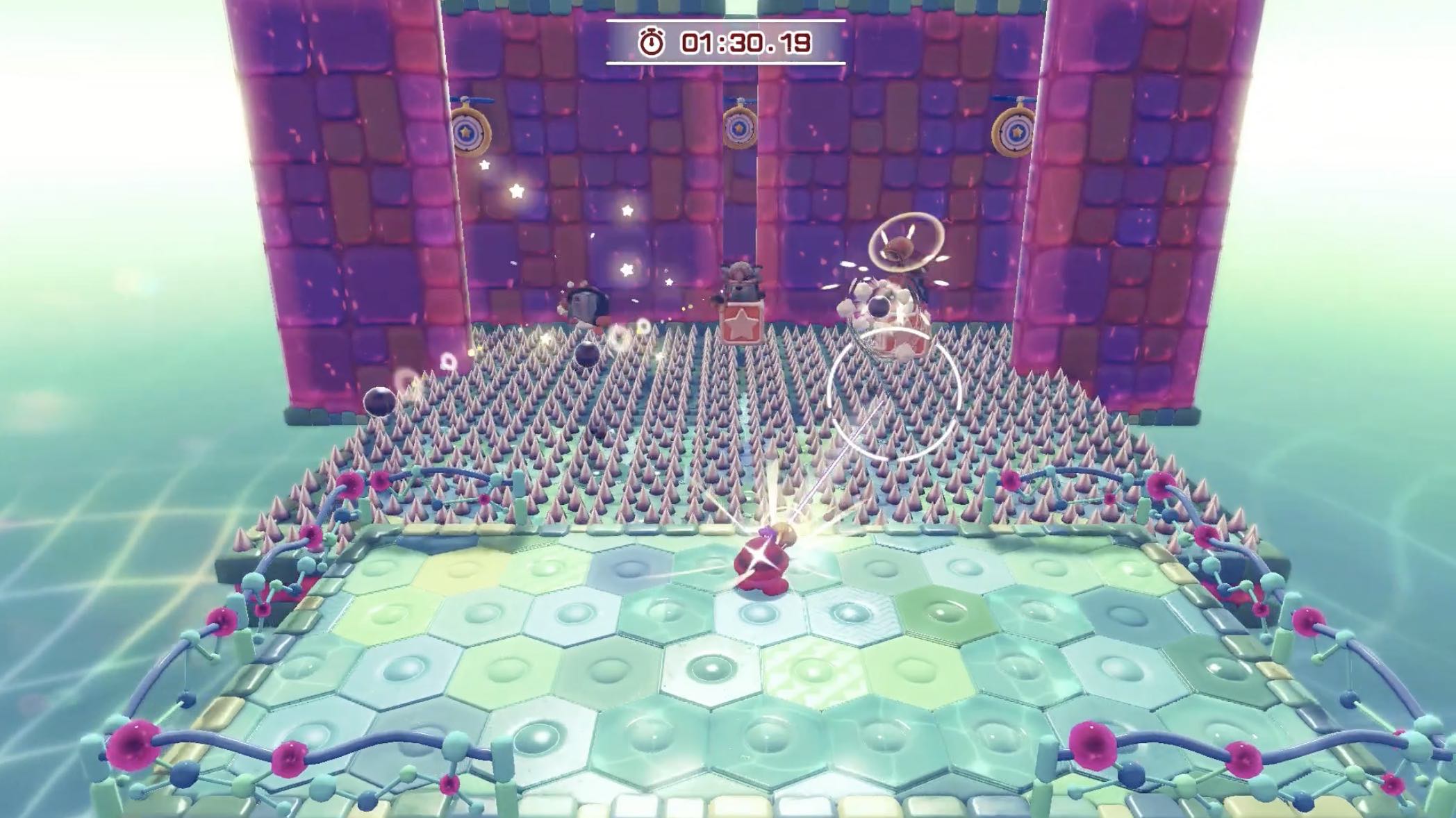 雑魚3体のエリアは雑魚処理から