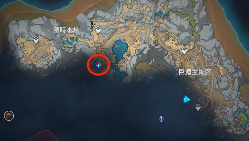 深淵瘴気と初の対面の場所