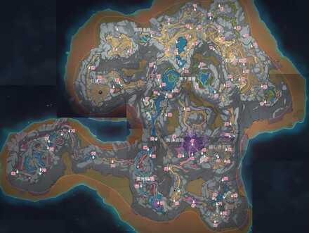 流明晶石マップ