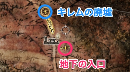 ガンメンの盾の場所