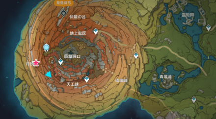 岩嶺侠客往事のマップ