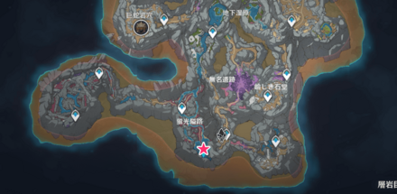 蒼然たるキノコの救難信号のマップ