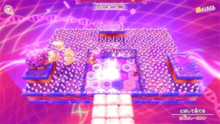 出現した敵を全て刺してぶつける画像