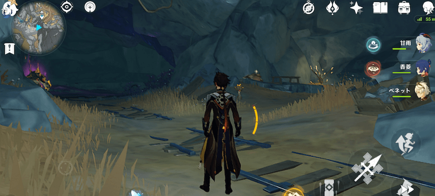 最初の分岐点で右に曲がる