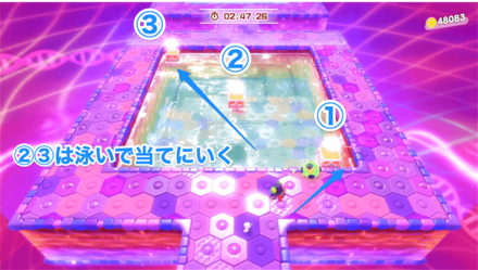 ダッシュ投げする画像