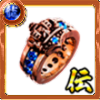 ブルーサファイアクラウンリング［金］の画像