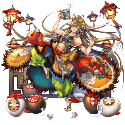 オセロニアの［酔いどれパーリナイ］蘭陵王の画像