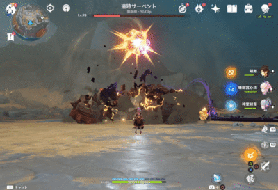 連続キューブ攻撃