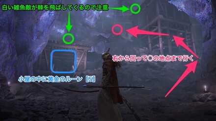 サリアの結晶坑道②