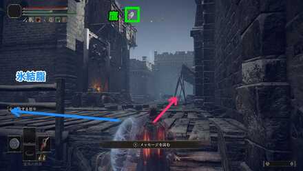 上で待ち構えている鷹に注意しながら正面の部屋へ