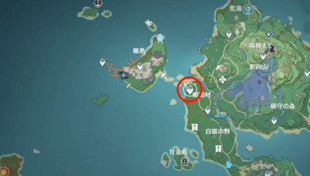 ウミレイシ撮影場所