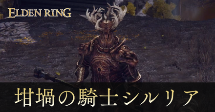 坩堝の騎士シルリアの攻略と出現場所