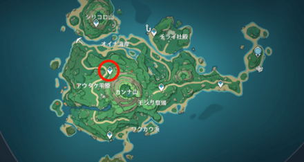 鶴観のアウタケ平原