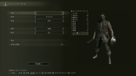 盗賊の初期装備