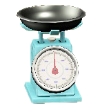 キッチンスケールのライトブルーの画像