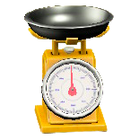 キッチンスケールのイエローの画像