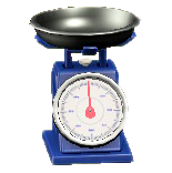 キッチンスケールのブルーの画像