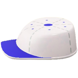 TOYなテーブルのホワイト×ブルーの画像