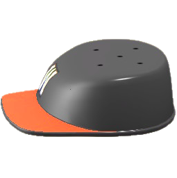 TOYなテーブルのブラック×オレンジの画像