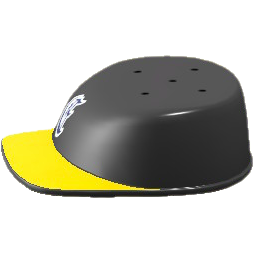 TOYなテーブルのブラック×イエローの画像