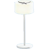 フロアランプのホワイトの画像