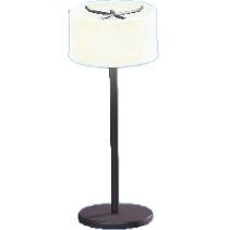 フロアランプのブラックの画像