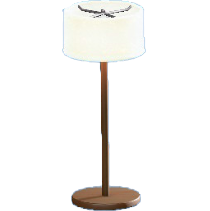 フロアランプのブラウンの画像