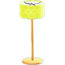 フロアランプのイエローパターンの画像