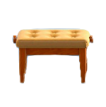 ピアノのイスのキャメルの画像