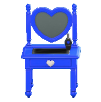 キュートなドレッサーのブルーの画像