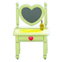 キュートなドレッサーのイエローの画像