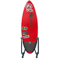 サーフボードのレッドの画像