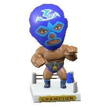 TOYなフィギュアのブルーの画像