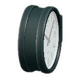 りょうめんウォールクロック画像