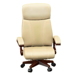 しょさいのイスのホワイトの画像