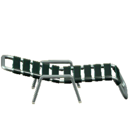 ビーチベッドのブラックの画像