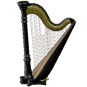 ハープのブラックの画像