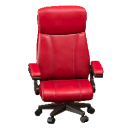 しょさいのイスのレッドの画像