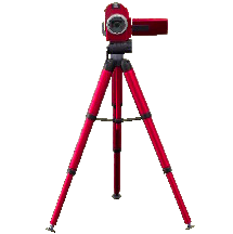 ビデオカメラのレッドの画像