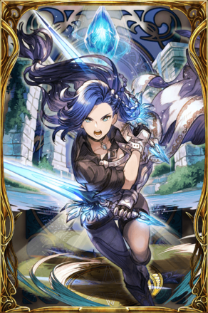 闇を切り裂く青き星の画像