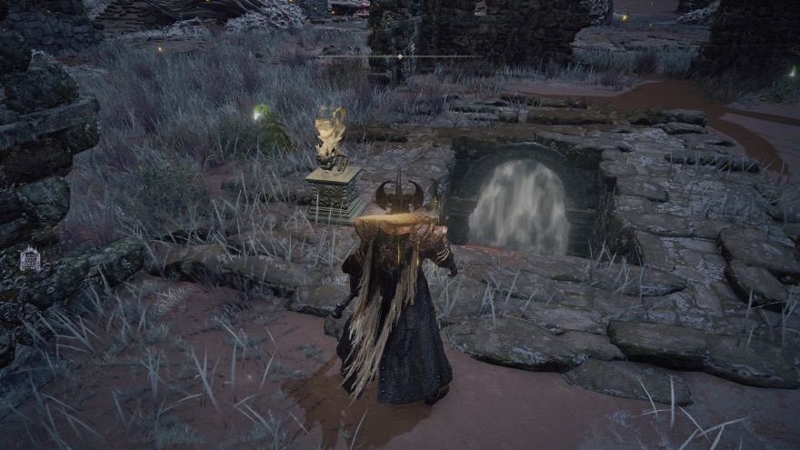 トリーナの剣がある地下の見た目