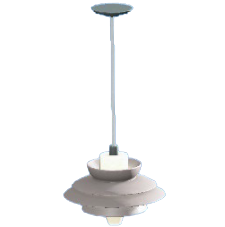 ノルディックなペンダントライトのグレーの画像