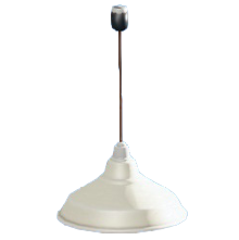 ホーローのランプのホワイトの画像