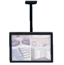 つりさげしきモニターの監視カメラ映像の画像