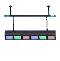 つりさげステージライトのグリーンの画像