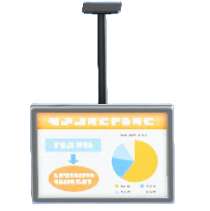 つりさげしきモニターのシルバーの画像